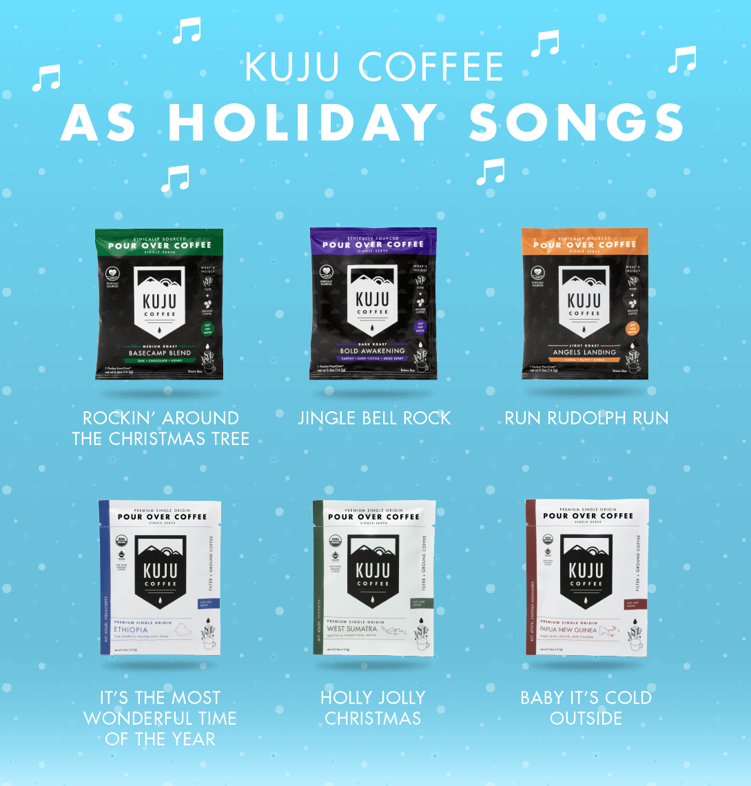 Kuju Coffee as Holiday Songs