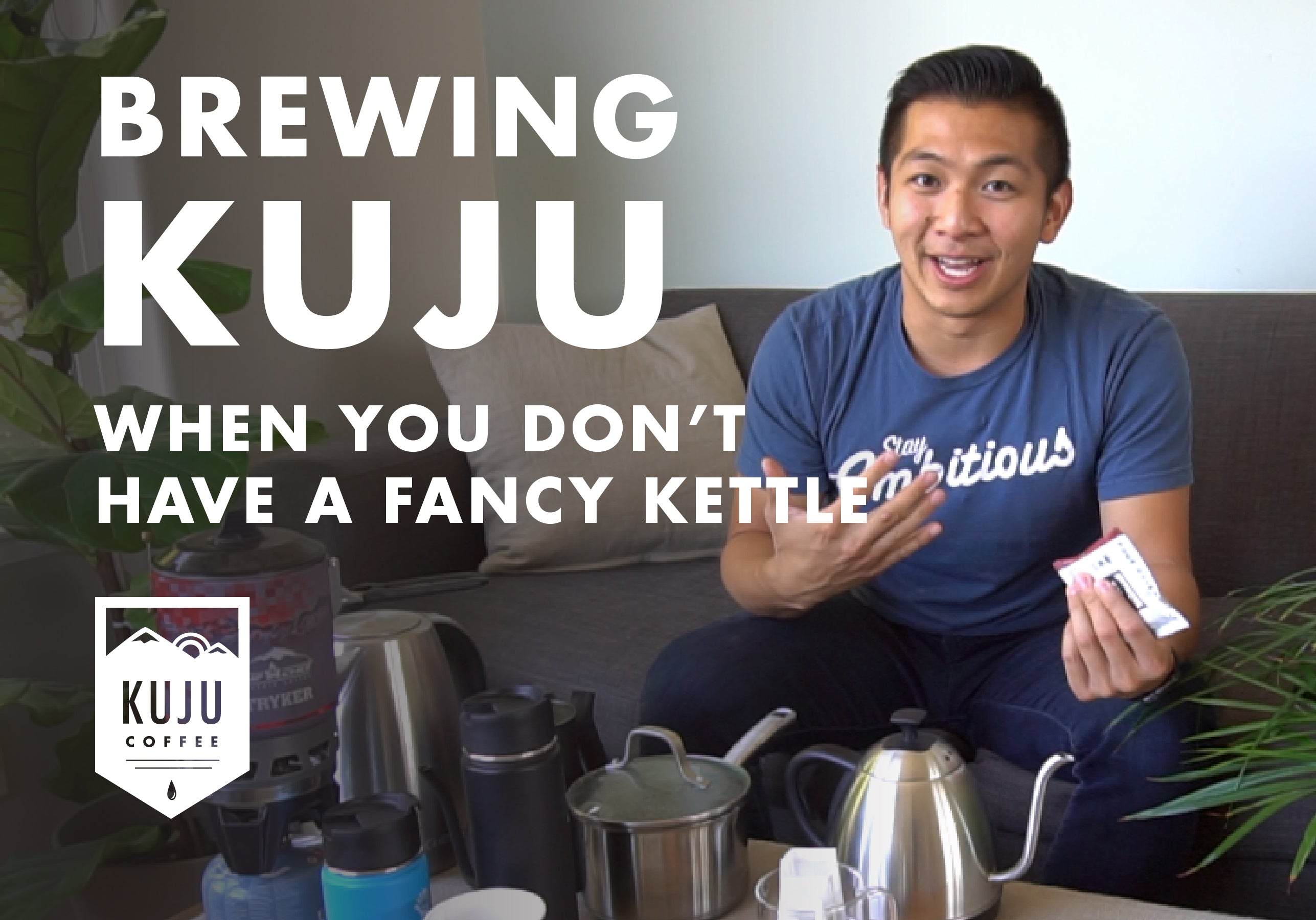 brewing kuju when you don't have a fancy kettle pour over coffee tips