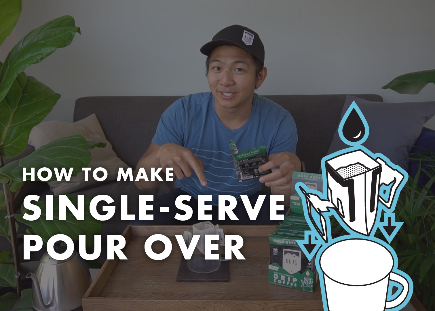 how to make single-serve pour over kuju coffee