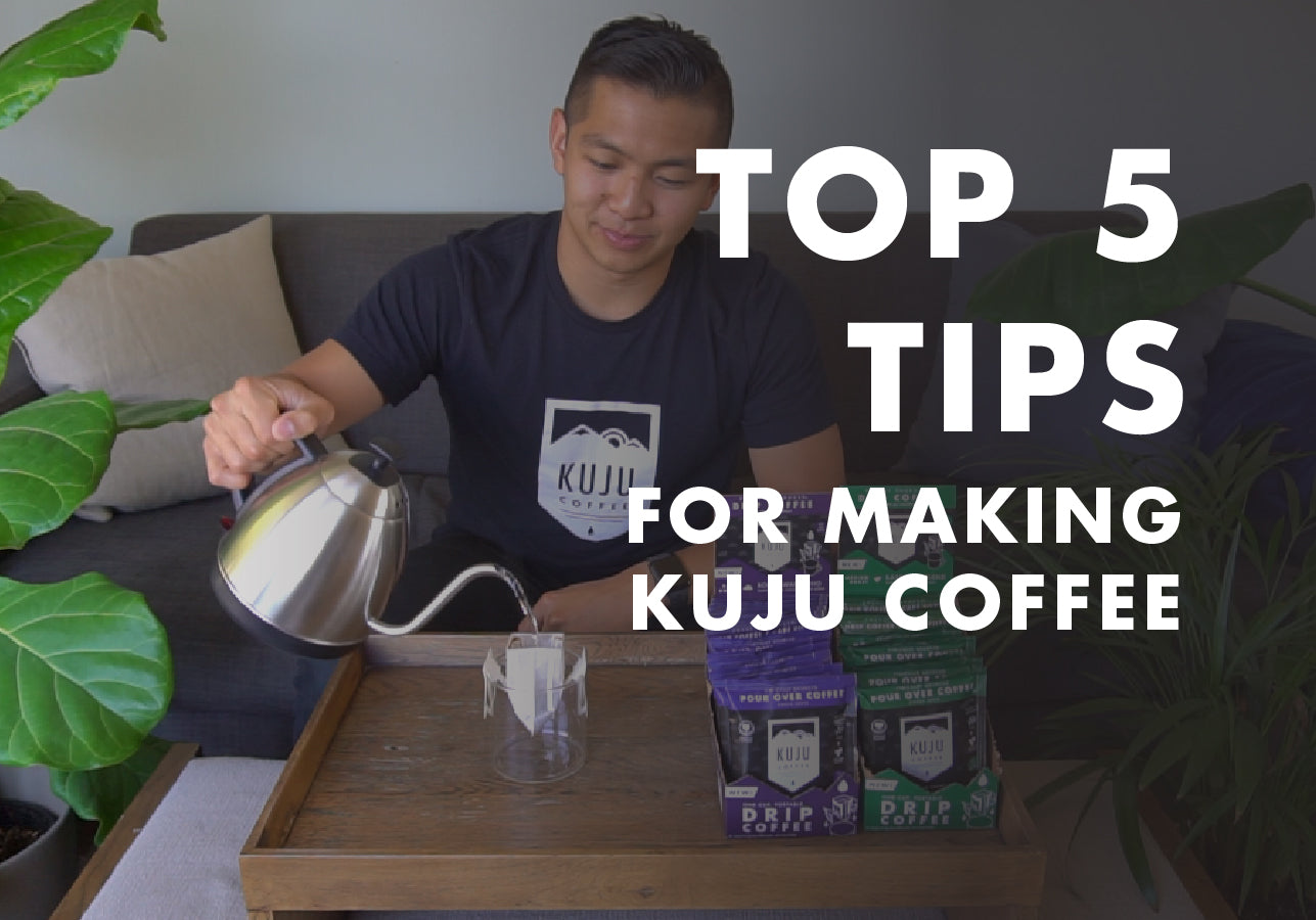 top 5 tips for making kuju coffee single serve pour over coffee