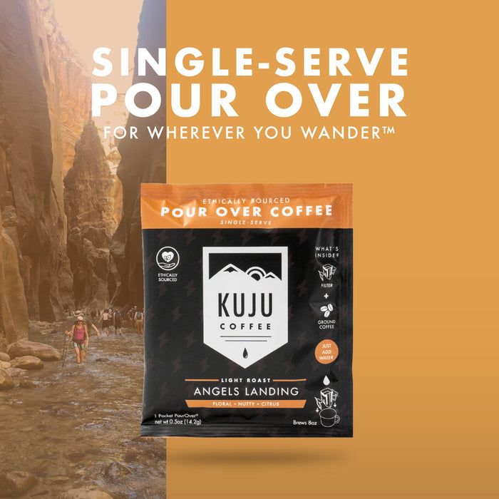 Single-Serve Pour Over Coffee | Light Roast | Angels Landing