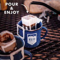 Single-Serve Pour Over Coffee | Basecamp Blend, Medium Roast - Kuju Coffee