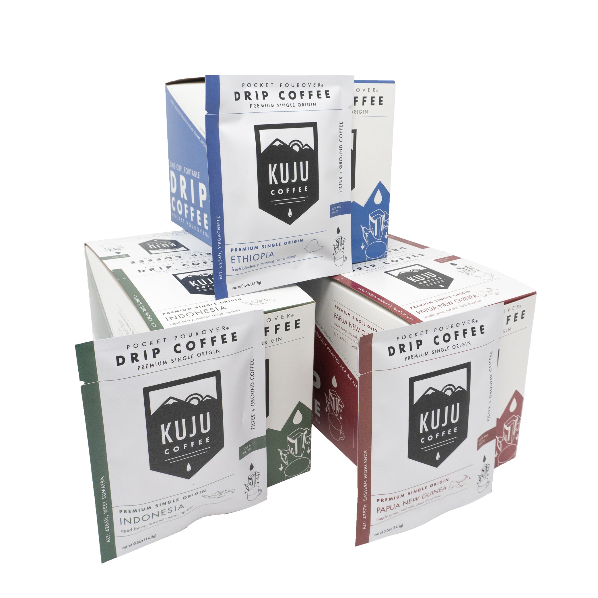 Premium Single Origin Collection (30 Cups) - Kuju Coffee